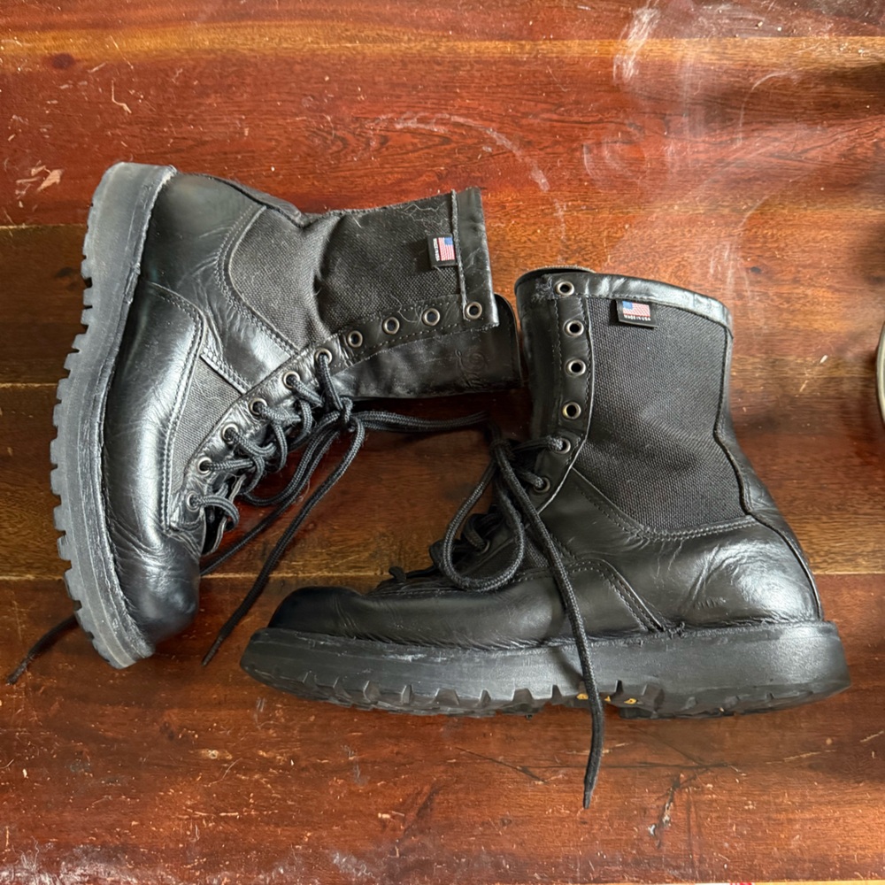 Danner Acadia Black 8” Military Combat Lace Up Men’s Boots 400g Thinsulate - Picture 10 of 11